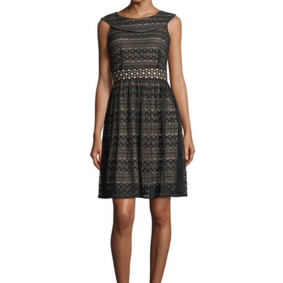 Cap Sleeve Fit and Flare Lace Dress - SOLD OUT - Picture 4 of 4